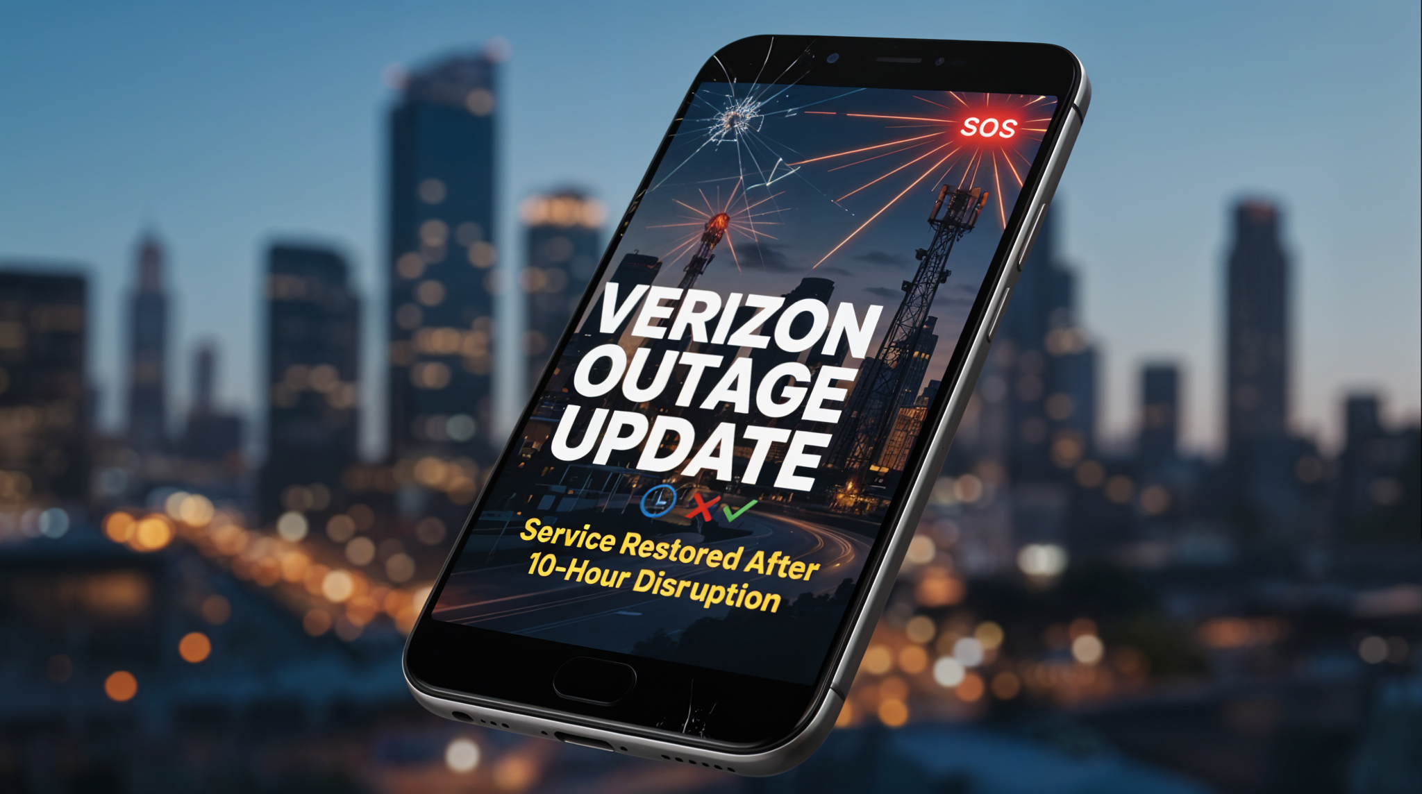 Verizon Outage Update: Service Restored After 10-Hour Disruption